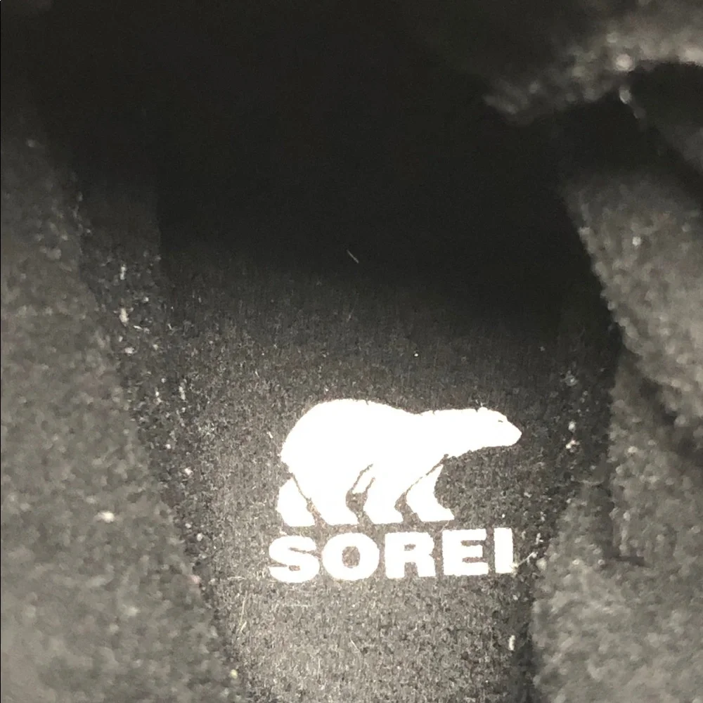 Sorel Kids Explorer Boots Red Lace Gray Suede Winter Outdoor Snow Size 6 Unisex